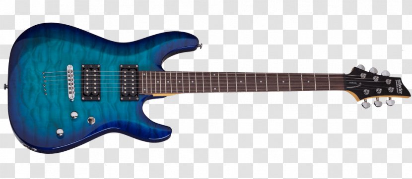 Schecter Guitar Research C-6 Plus Electric Demon-6 C-1 Hellraiser - Blue Transparent PNG