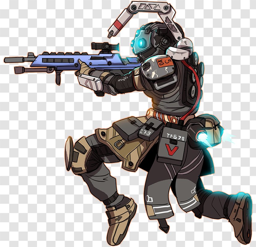 Titanfall 2 Fan Art Character - Silhouette - Heart Transparent PNG