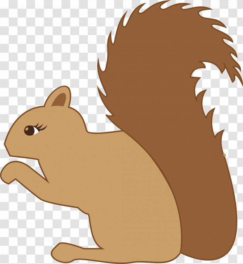 Squirrel Silhouette Chipmunk Clip Art - Beaver - Woodland Transparent PNG