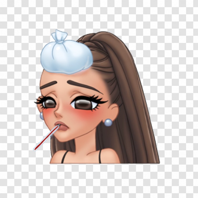 Ariana Grande Moonlight Sticker Arianators - Cartoon Transparent PNG