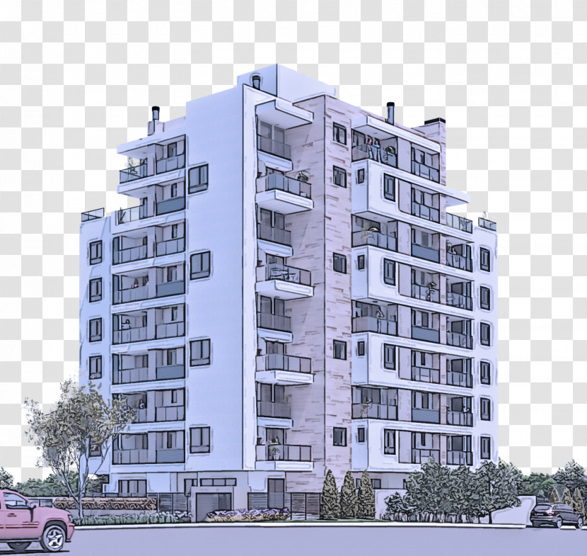 Building Condominium Apartment Tower Block Property Transparent PNG