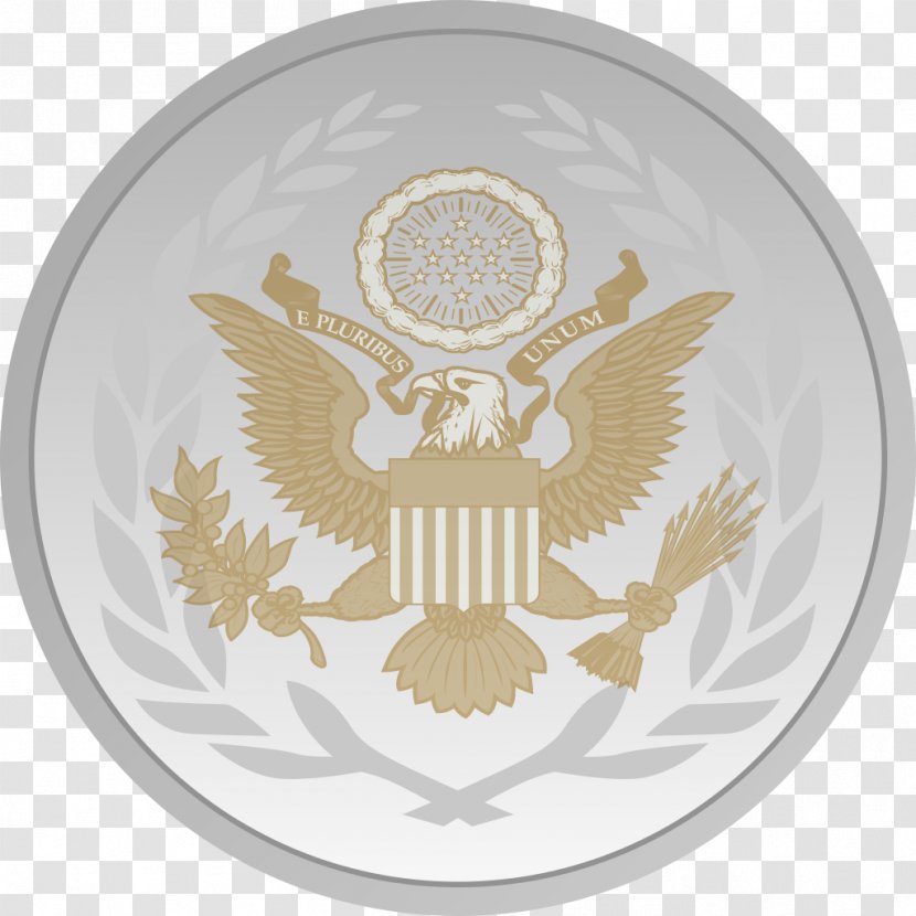 Supreme Court Of The United States Wickard V. Filburn Federal Government - Emblem - Silver Medal Transparent PNG