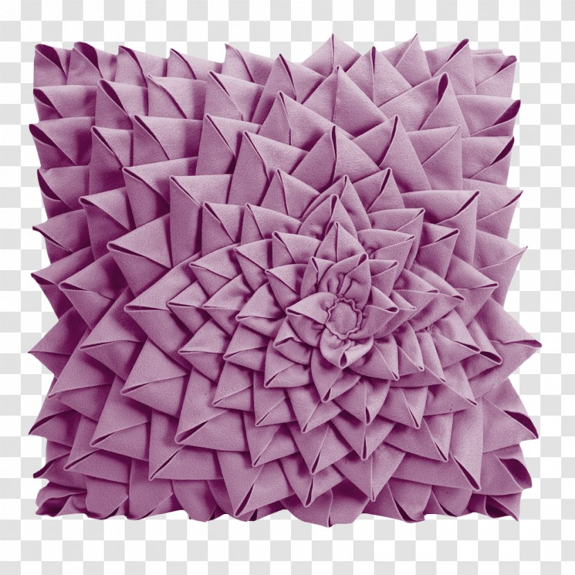 Paper Throw Pillow Handicraft - Violet - Creative Hand Purple Pattern Transparent PNG