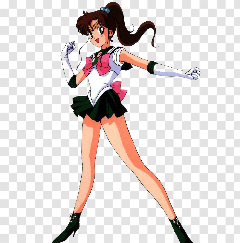 Sailor Jupiter Moon Mercury Chibiusa Mars - Silhouette Transparent PNG