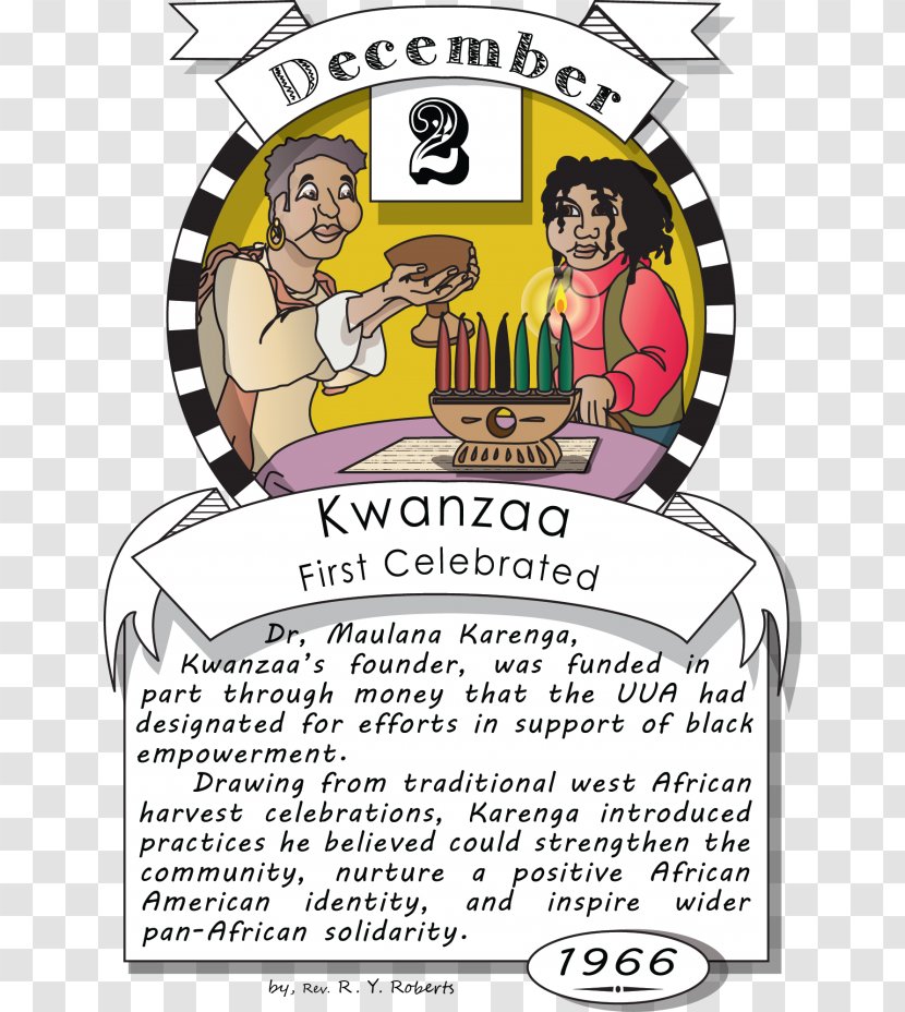 Kwanzaa African American Culture Clip Art - Watercolor - First Unitarian Universalist Church Of Detroit Transparent PNG