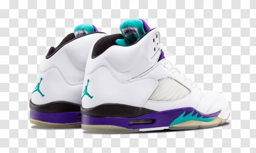 Air Jordan 5 Retro Mens 'Grape' 2013 Sneakers Shoe 'Black Grape' Style - Nike Transparent PNG