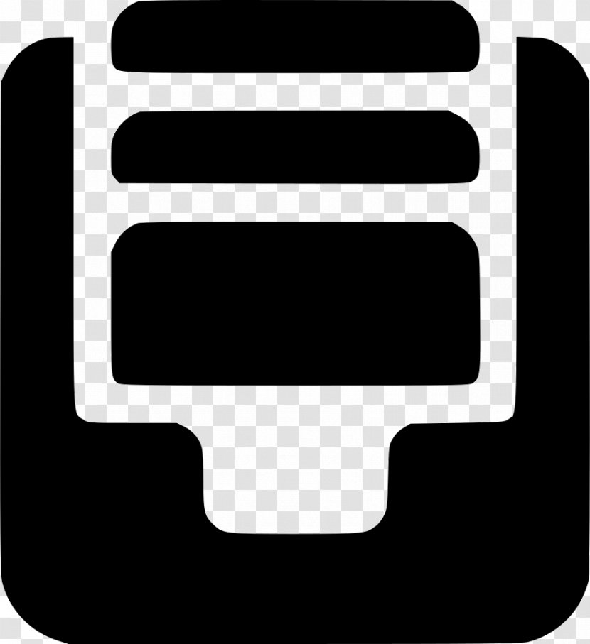 Computer File - Cdr - Black And White Transparent PNG