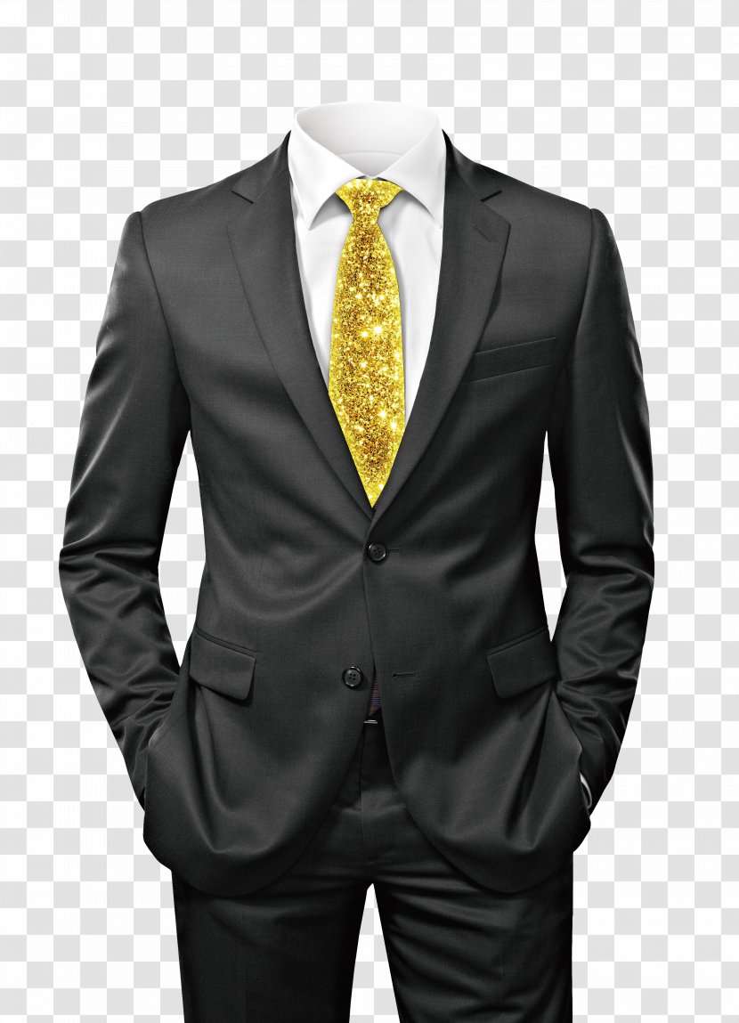 Suit Stock Photography Clothing Shutterstock Tuxedo - Casual - Black Transparent PNG