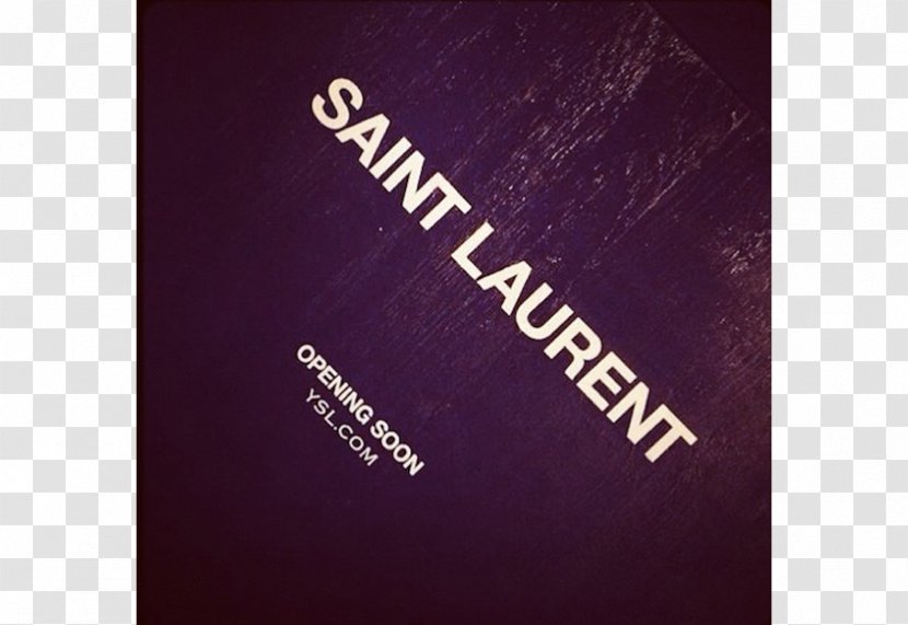 Yves Saint Laurent Logo Fashion Brand Christian Dior SE - Text - Perfume Transparent PNG
