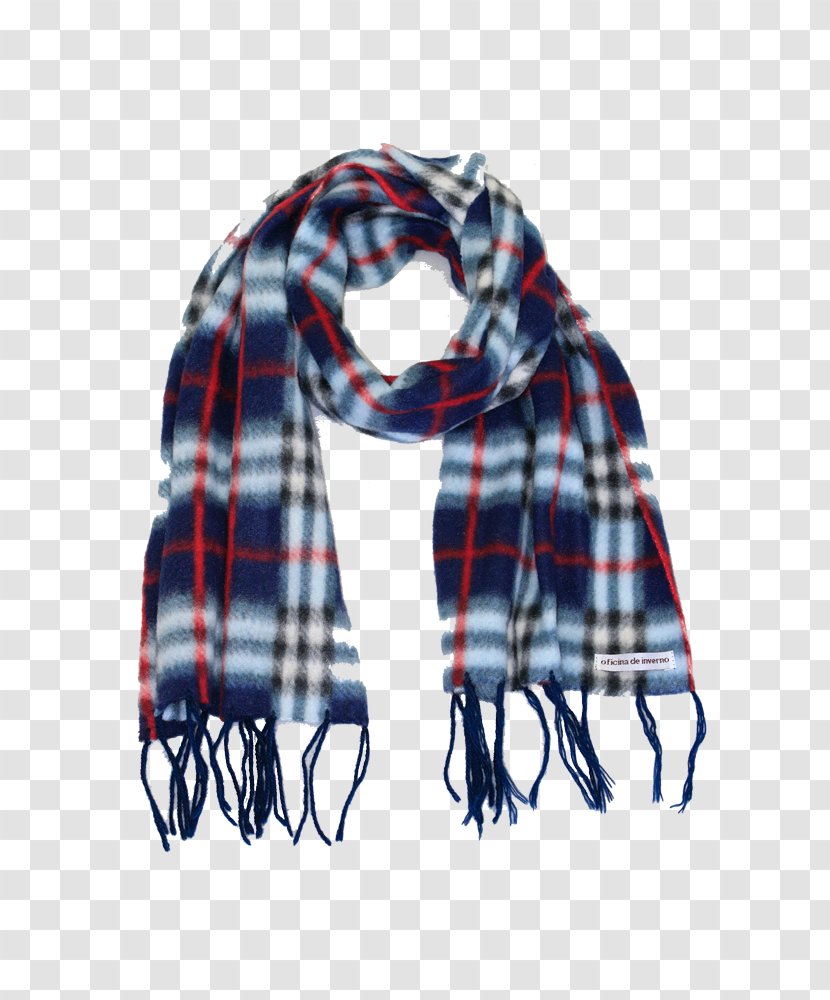Scarf Tartan Blue Clothing Full Plaid - Red - Chess Transparent PNG