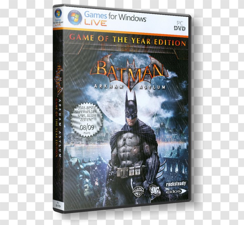Batman: Arkham Asylum City Xbox 360 Origins - Batman Transparent PNG