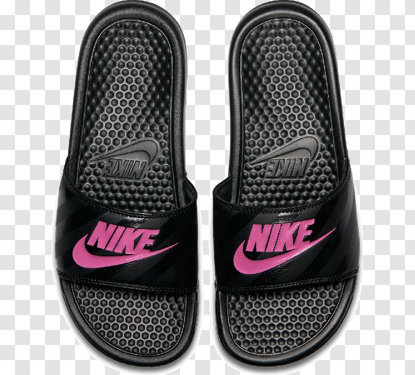 Slide Nike Just Do It Sandal Flip-flops - Swoosh Transparent PNG