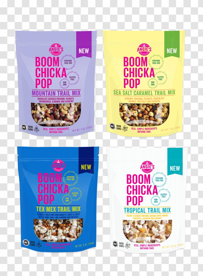 Muesli Popcorn Breakfast Cereal Food Angie's BoomChickaPop® - Commodity Transparent PNG