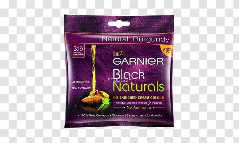 Garnier Hair Coloring Shampoo Cream - Tints And Shades Transparent PNG