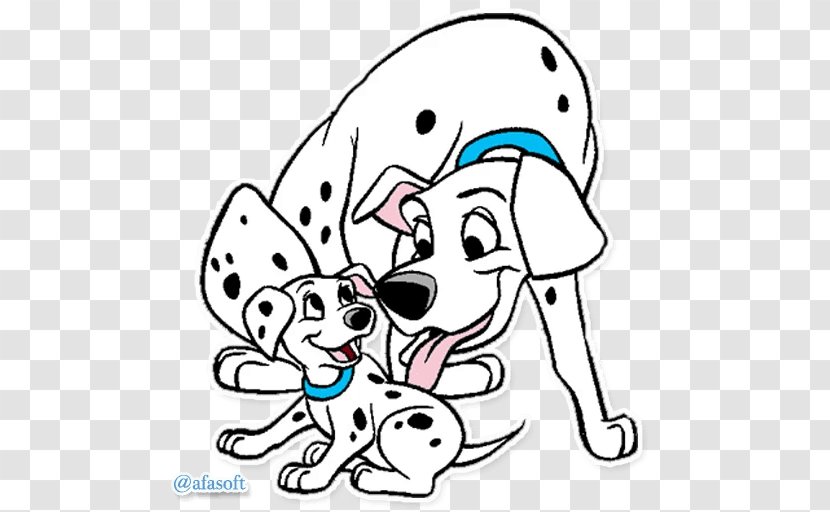 Dalmatian Dog Puppy Perdita Pongo Clip Art - Cartoon Transparent PNG