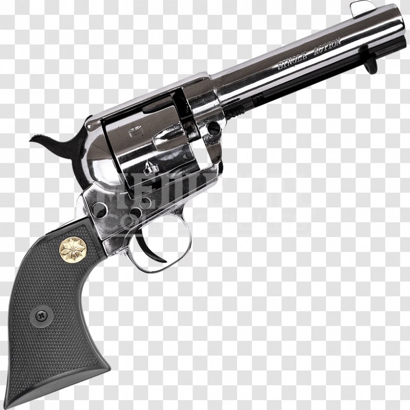 Revolver Firearm Trigger Blank Colt Single Action Army - Pistol - Weapon Transparent PNG