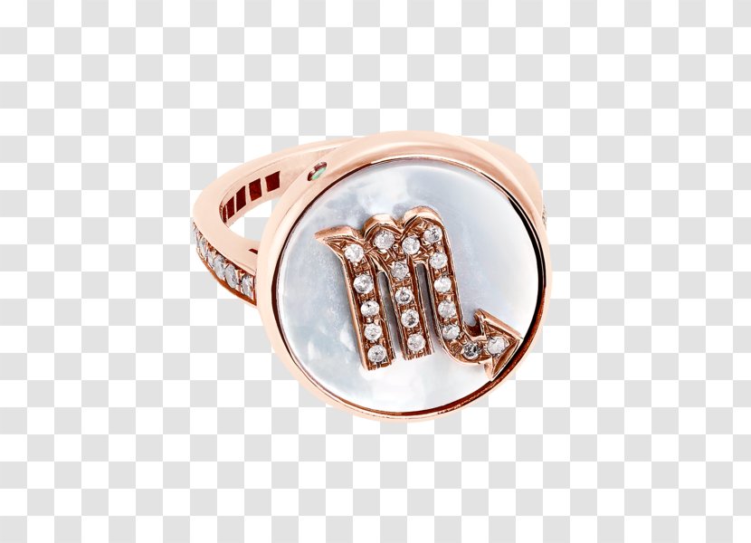 Ring Body Jewellery Gold Silver - Brown - Scorpio Zodiac Transparent PNG