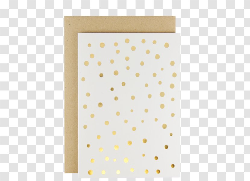 Paper Polka Dot Greeting & Note Cards Gold Leaf - Adrift - Spots Transparent PNG