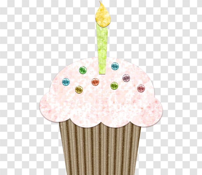 Cupcake Birthday Cake Ice Cream Cones - Watercolor Magnolia Transparent PNG