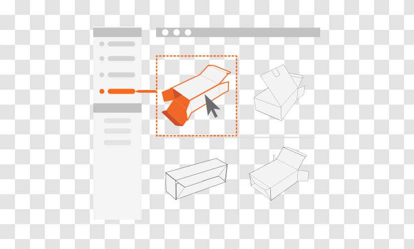 Mockup Paper Cardboard Material - Diagram - Hexagonal Box Transparent PNG