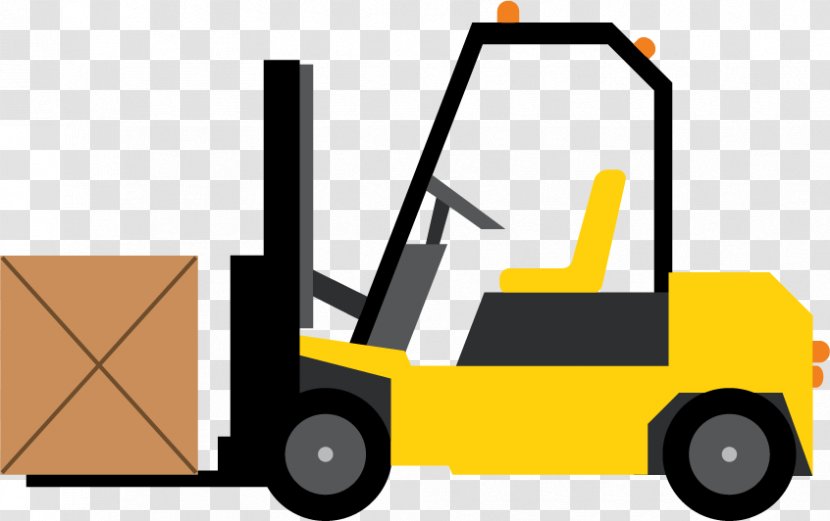 Forklift Icon - Product Design - Vector Yellow Excavator Construction Vehicles Transparent PNG