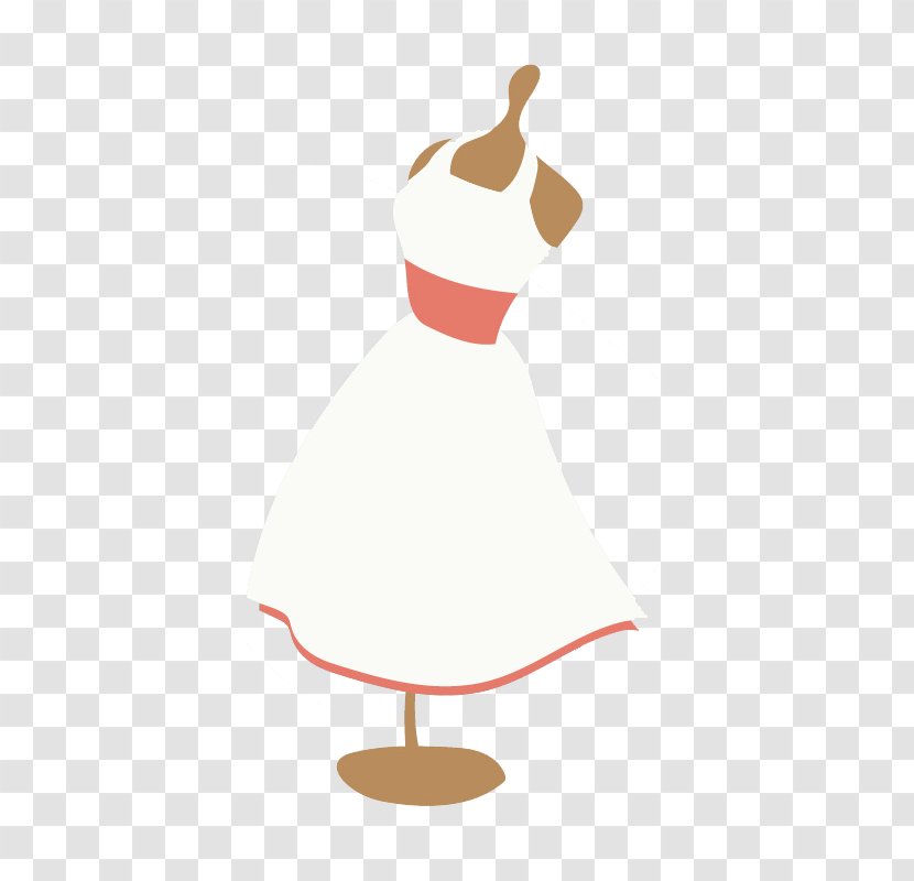 Wedding Dress Bridesmaid - Skirt - Free Pull Material Transparent PNG