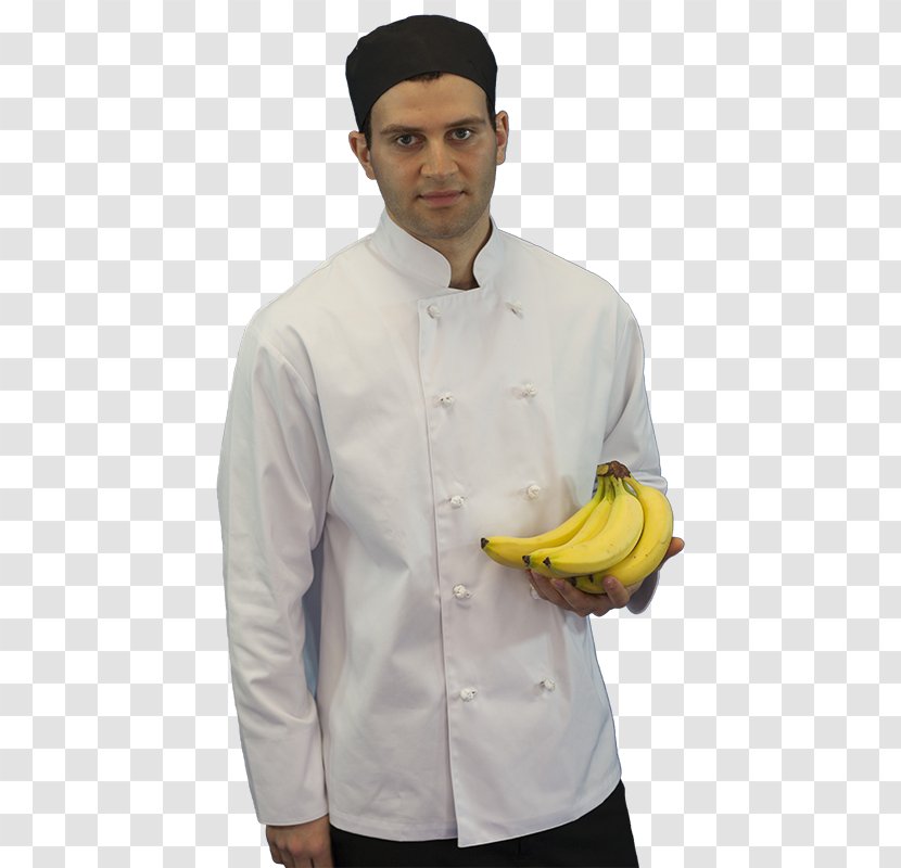 Chef's Uniform Dress Shirt T-shirt - Levon And Textile - Chef Transparent PNG