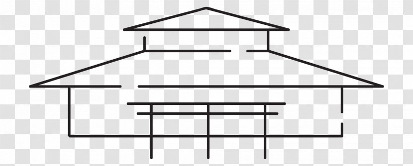 House Roof Angle Line Art Transparent PNG