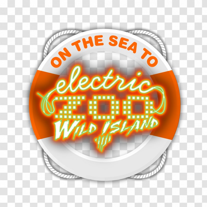 Electric Zoo Brand Logo Font - Orange - Yacht Party Transparent PNG