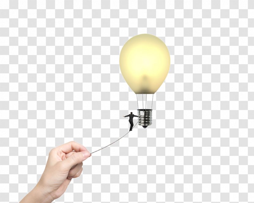 Stock Photography Tightrope Walking Royalty-free - Businessperson - Trend Bulb People Transparent PNG