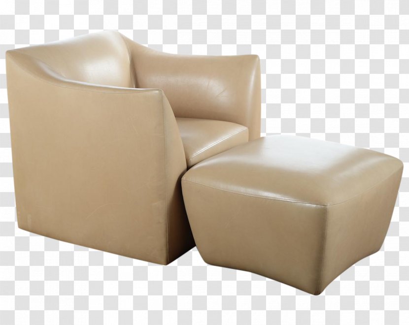 Egg Cartoon - Club Chair - Leather Beige Transparent PNG