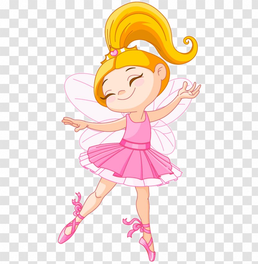 Ballet Dancer Fairy Clip Art - Cartoon - Pink Elf Transparent PNG
