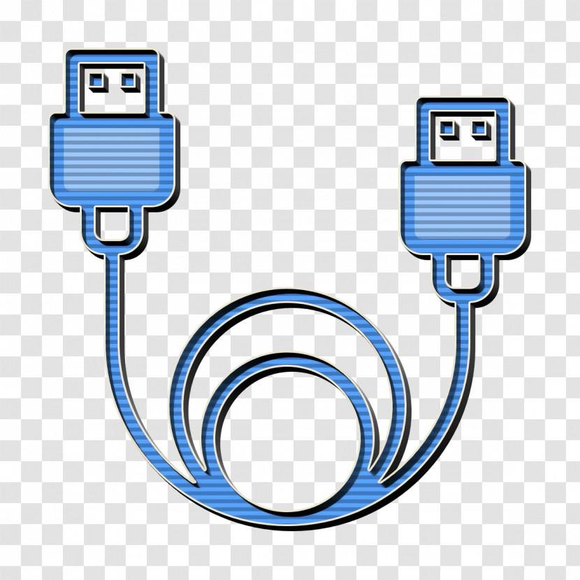 Data Icon Data Cable Icon Electronic Device Icon Transparent PNG