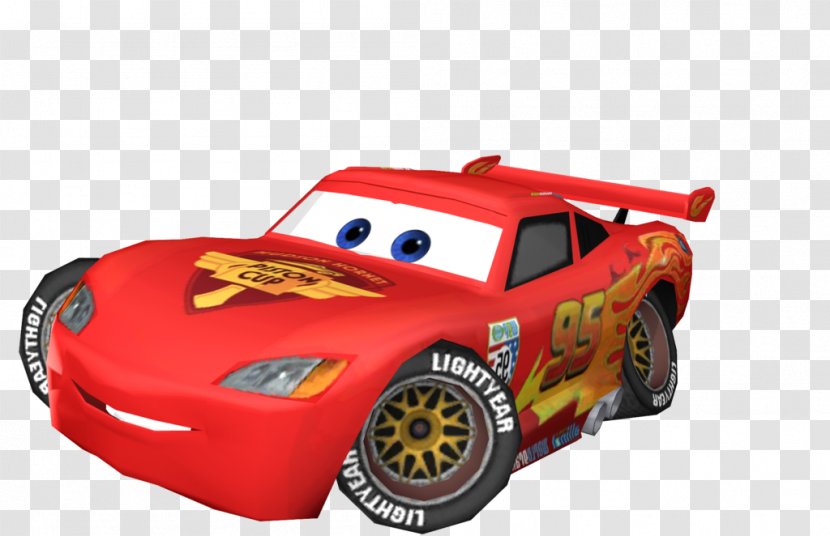 Lightning McQueen Cars 2014 Ford Mustang - Car Transparent PNG