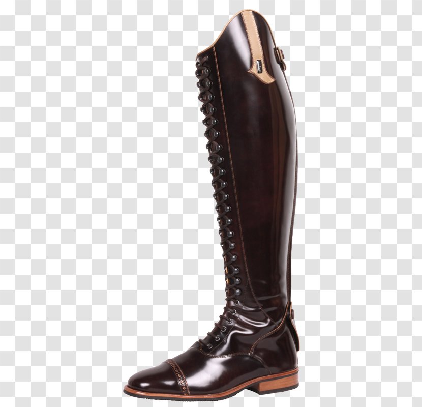 Gallop Thoroughbred Riding Boot Equestrian Horse Racing - Shoe - Deep Brown Transparent PNG