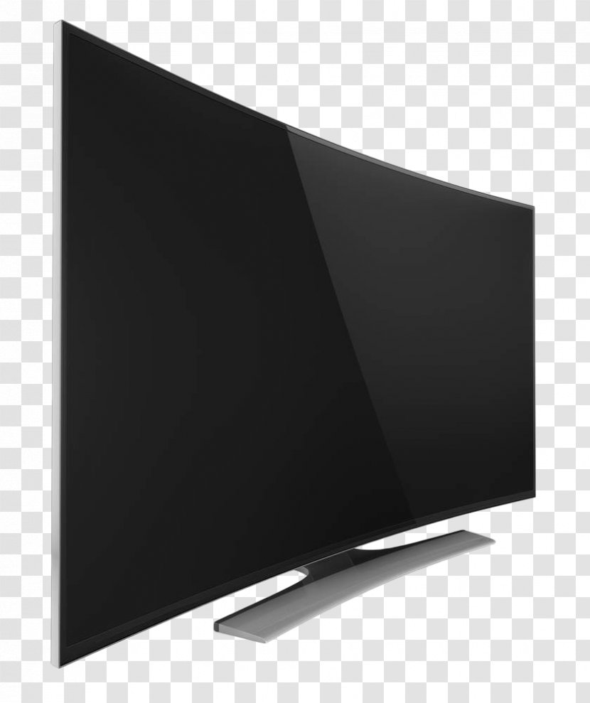 LCD Television Set LED-backlit Computer Monitor Output Device - Display - Black Surfaces TV Transparent PNG