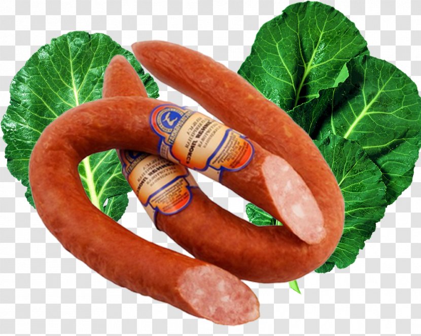 Thuringian Sausage Bratwurst Knackwurst Bockwurst - Bacon Material Transparent PNG