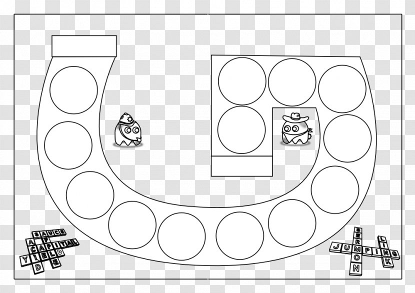 Drawing Monochrome Black And White - Material - Board Game Transparent PNG