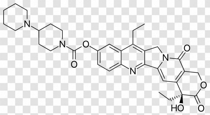 Irinotecan Hydrochloride Type I Topoisomerase Camptothecin Inhibitor - Prodrug - Number 3d Transparent PNG