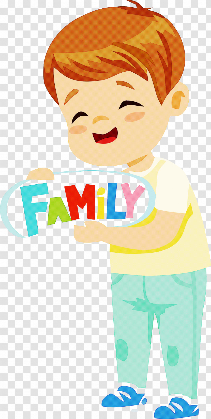 Cartoon Child Happy Toddler Transparent PNG