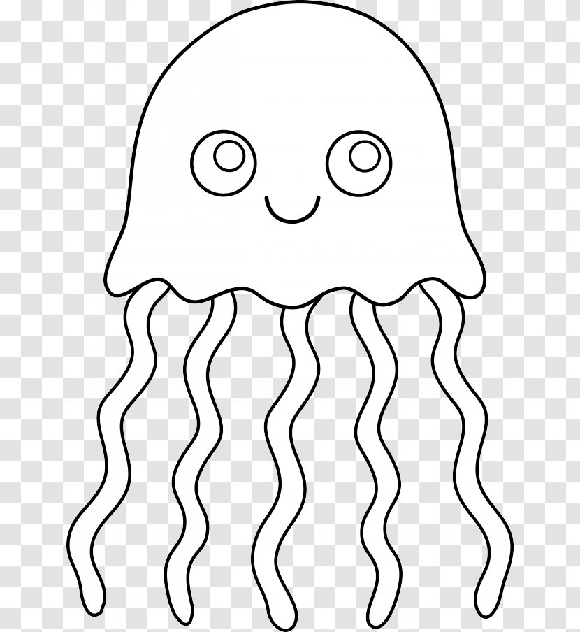 Jellyfish Clip Art - Heart - Cartoon Pictures Transparent PNG