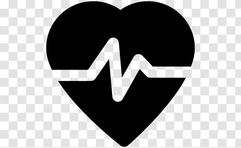 Heart Rate Pulse Electrocardiography - Silhouette Transparent PNG