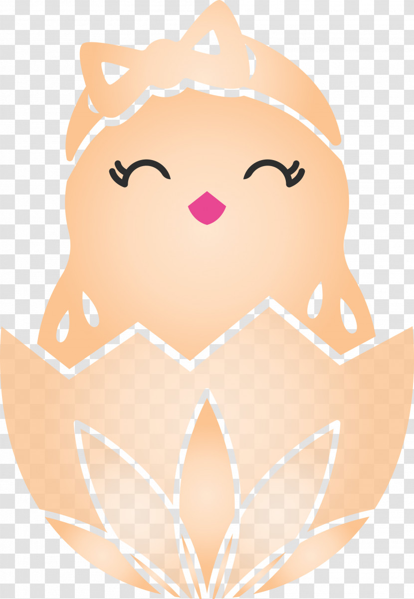 Chick In Eggshell Easter Day Adorable Chick Transparent PNG