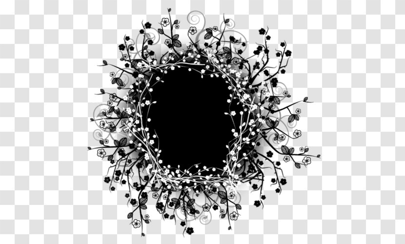 Garden Clip Art - Black And White - Ornamental Plant Transparent PNG