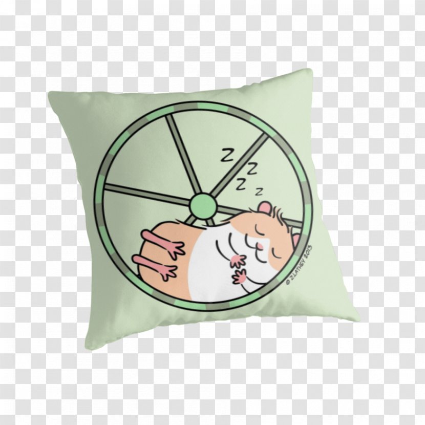 Cushion Throw Pillows Textile - Hamster Wheel Transparent PNG
