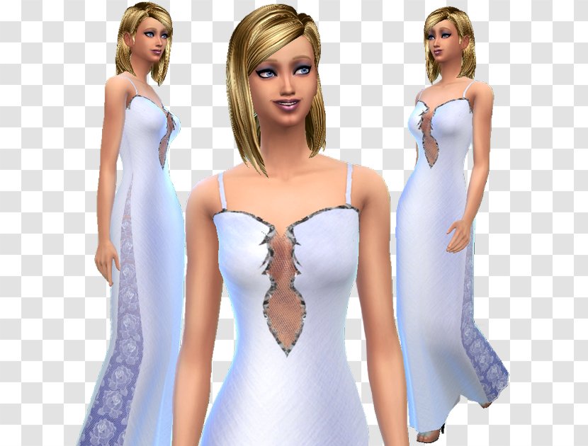 The Sims 4 Evening Gown Dress Resource - Heart Transparent PNG