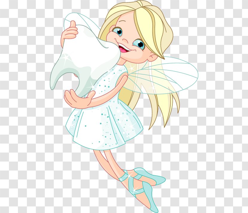 Tooth Fairy Clip Art - Silhouette - Vector Cute Little Transparent PNG