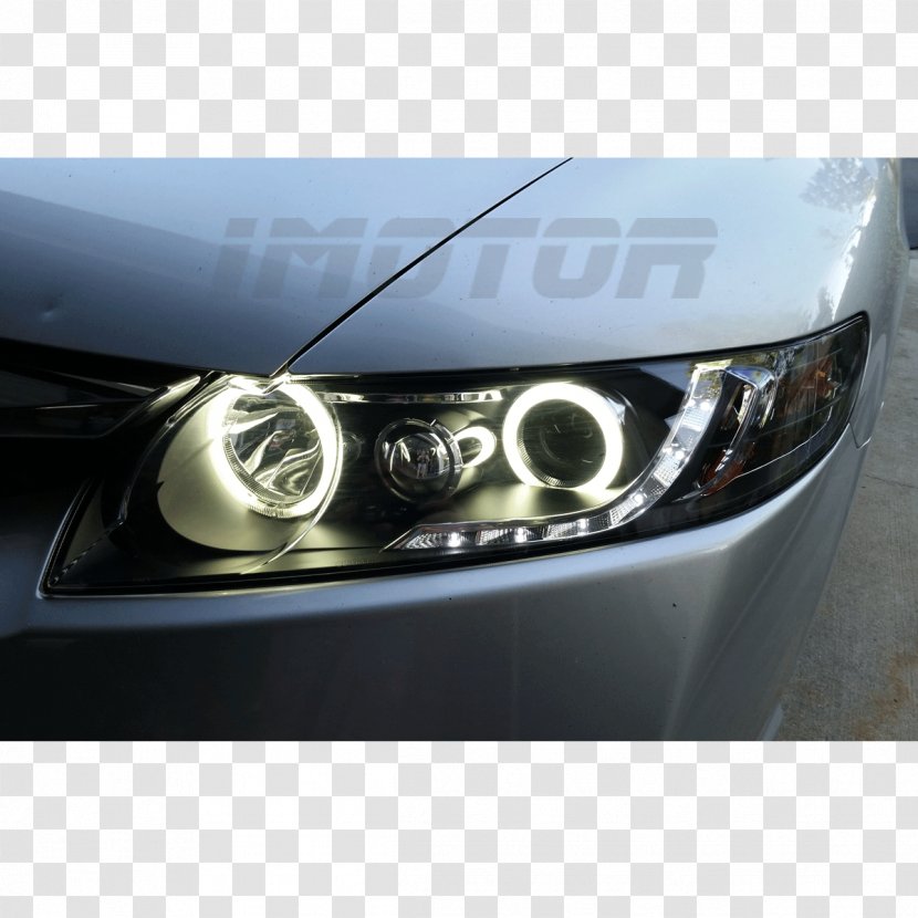 Headlamp 2008 Honda Civic Car Bumper Transparent PNG