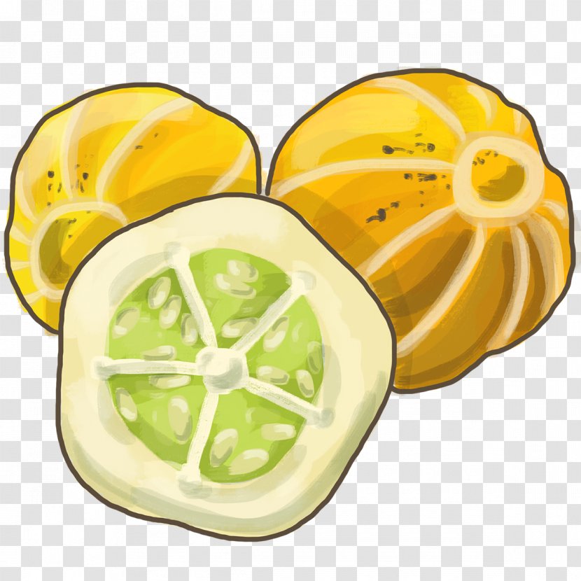 Lemon Cucumber Lime Fruit Food - Yuzu - Cucumis Sativus Transparent PNG