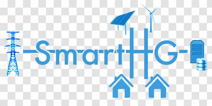 Smart Grid Energy Logo Electricity Organization - Blue - Posters Material Transparent PNG